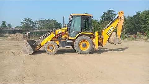 Jcb 3dx Eco Xpert Machine Mud Loading In The Tractor Trolley Massey Tractor Sonalika Tractor Jcb Jcb