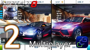 Asphalt 8: Airborne Walkthrough - Multiplayer Part 2 - Lamborghini Urus and Citroen Survolt
