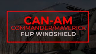 How to Install SuperATV's Flip Windshield on the Can-Am Commander/Maverick Trail