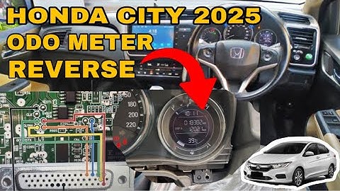Honda city new model meter reverse 😯| ہونڈا سٹی کا نیا ماڈل میٹر ریورس |👍🏻 