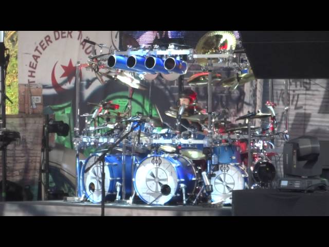 Dream Theater Drumsolo Live @ Amphitheater Gelsenkirchen 18.07.2014 class=