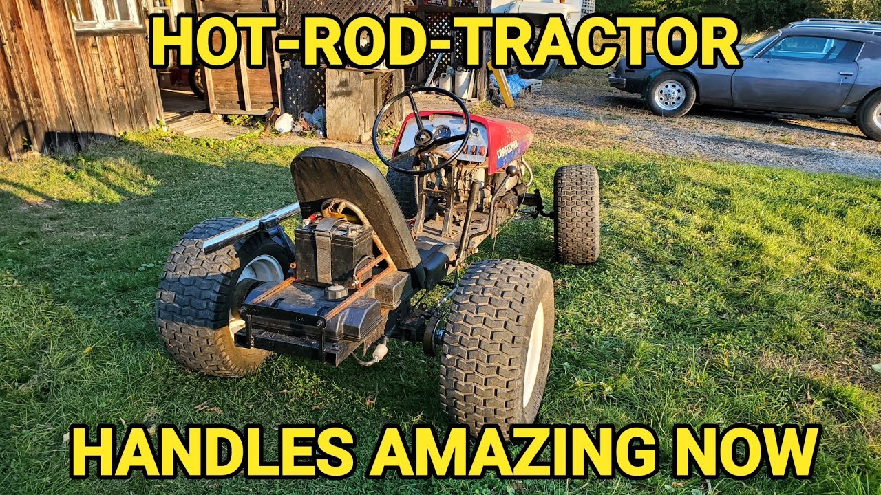 HOT ROD TRACTOR УДИВИТЕЛЬНЫЙ на этой установке. УСТРАНЕНИЕ НЕДОСТАТКА ТОПЛИВА. Замена колес/шин. ...