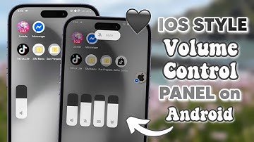 iOS Style Volume Control Side Panel on any Android (iPhone Themed)