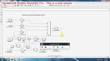 MATLAB CONTINOUS STRIRRED TANK REACTOR CSTR