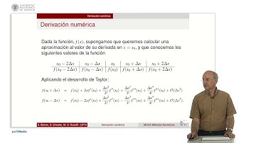 Derivación numérica | 22/35 | UPV