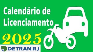 Prazo para licenciar o veiculo em 2025 Detran RJ