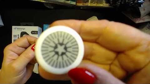 unboxing of my withings go fitness and sleep tracker