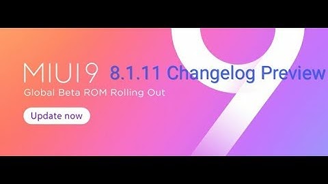 Latest MIUI 9. MIUI 9 Global Beta ROM 8.1.11 Preview with new exciting features for all. Now ready