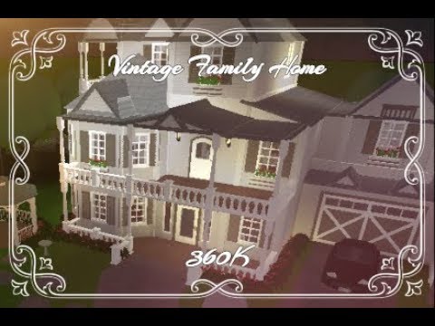 Roblox Welcome To Bloxburg Speed Build Vintage Family Home Part 2 Youtube - roblox helper for bloxburg houses