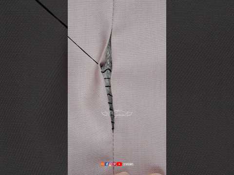 Invisible stitch 🧵🪡 My secret to seamlessly closing openings!