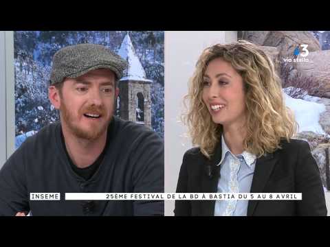 Image du reportage Inseme du 28/03/2018 : 25emes rencontres de la BD et de l'illustration de Bastia (France 3 Corse ViaStella)
