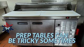 PREP TABLES CAN BE TRICKY SOMETIMES