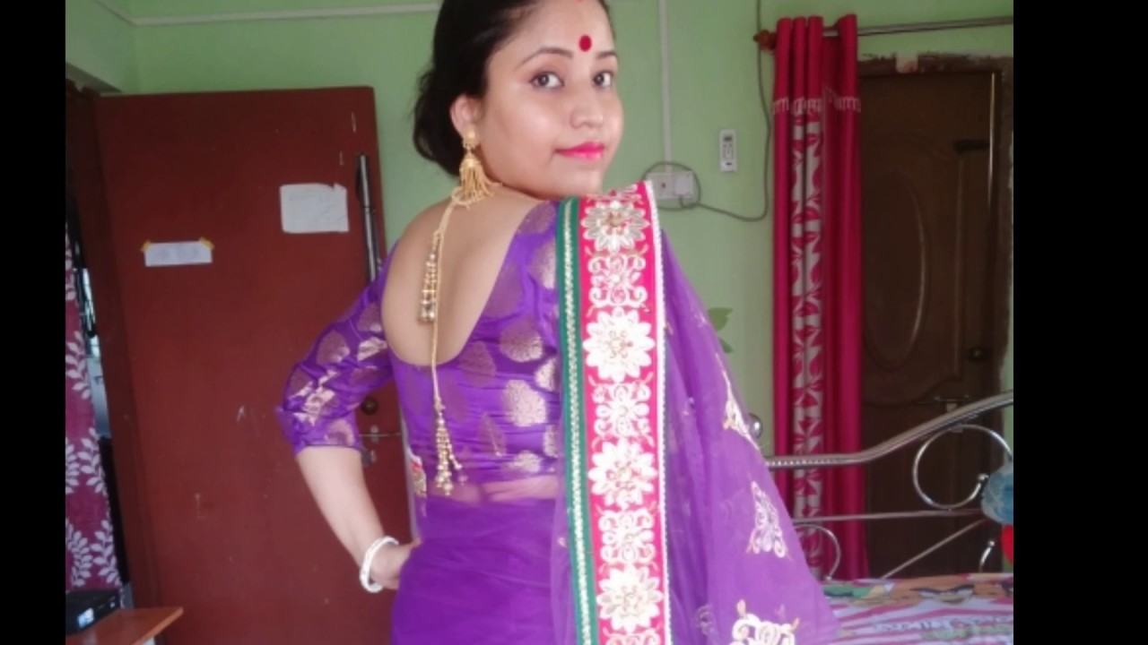 Heavybordernetsari How To Drape Heavy Net Sari To Hide Tummy Fat