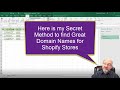 How to Quickly Find the Best Domain Name for Your Shopify Store