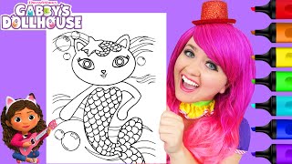 Coloring MerCat Gabby s Dollhouse Markers