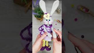 JuliYarnSweeToys: Crochet Pattern - Bunny Girl / Вязаная Зайка по МК ЗайчУшка - ДевчУшка.