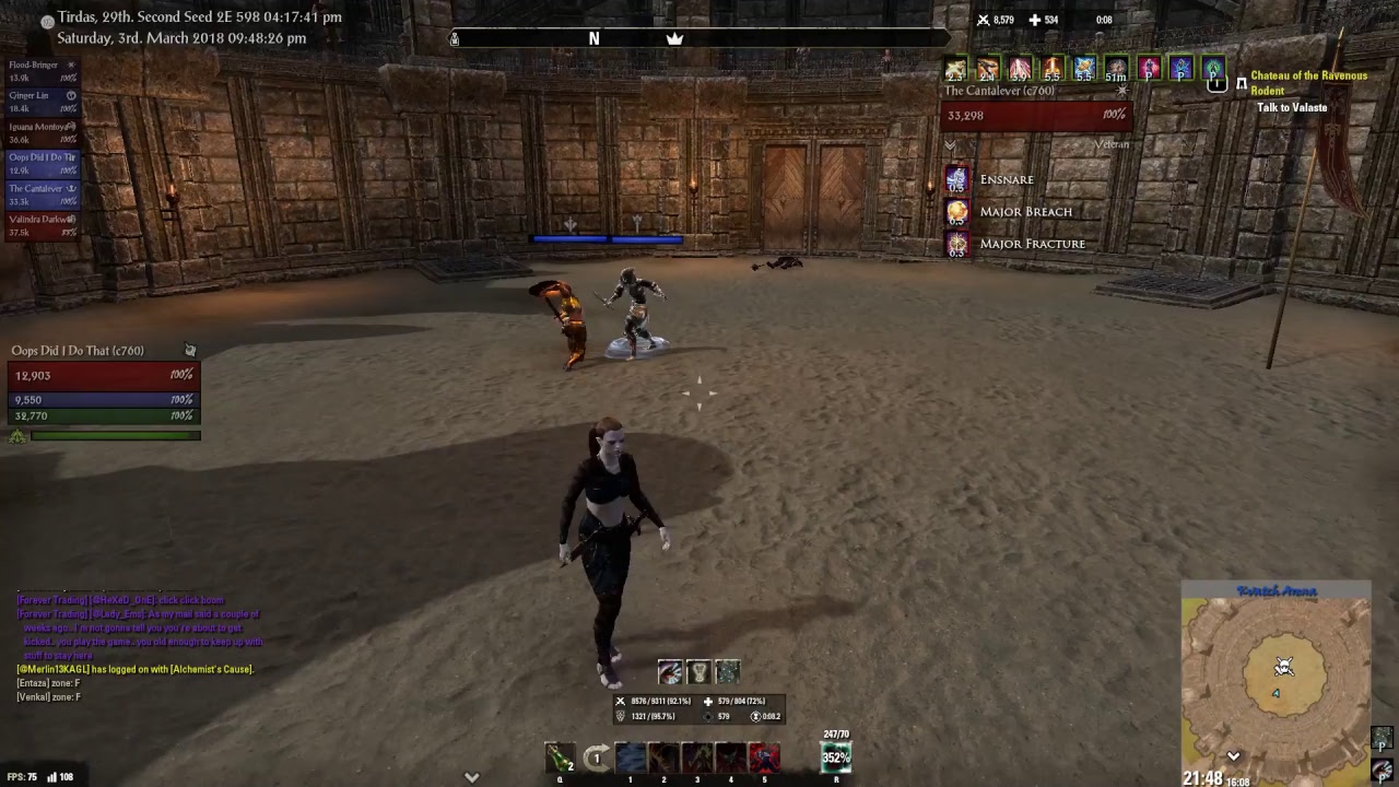 ESO Dueling in the Kvatch Arena
