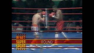 Brian Mitchell vs. Frankie Mitchell. WBA World Junior Lightweight Title. Italy. 1990.