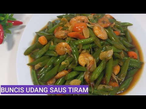 Oseng Buncis Udang Saus Tiram