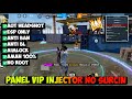 NEW UPBDATE!! CHEAT FF TERBARU 2025 PANEL AIMLOCK VIP - MOD MENU SAVE AKUN UTAMA