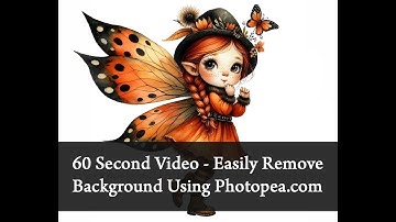 Remove Background from image using Photopea in 60 Seconds Tutorial