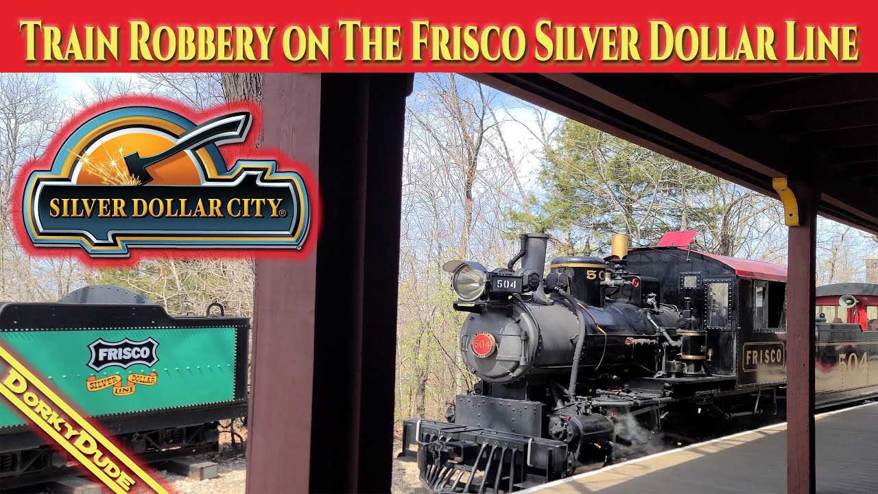Frisco Silver Dollar Line - full ride with train robbery at Silver ...