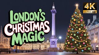 LONDON CHRISTMAS LIGHTS 2025 | The Most Magical Christmas Displays in London | 4K