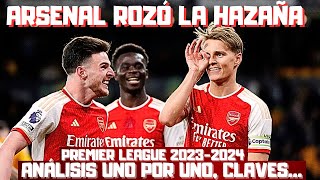 EL ARSENAL CAE CON HONORES, SEGUNDO EN LA PREMIER. ANÁLISIS COMPLETO DE RICE A ODEGAARD, SAKA...