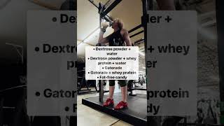 Using intra-training nutrition powerlifting weightlifting performancenutrition intratraining