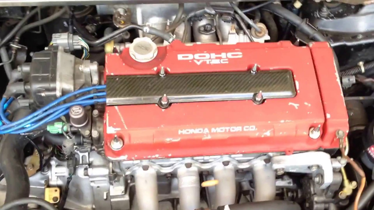 Type R swapped em1 civic SI - YouTube