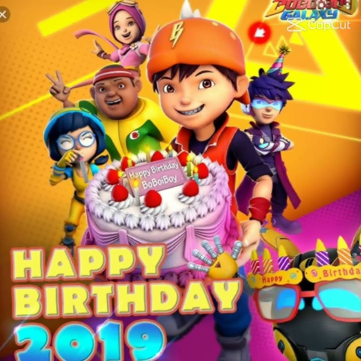 Happy birthday Boboiboy!
