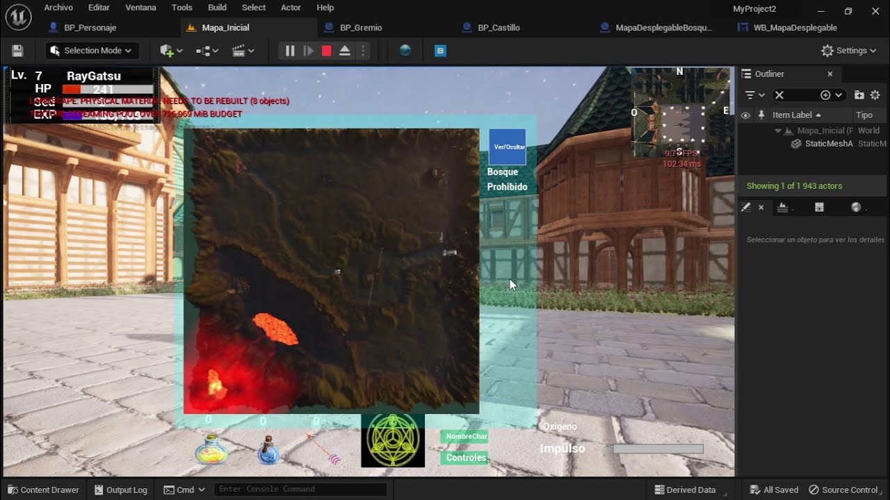 #44 Cómo Crear un Mapa Desplegable Realista parte 2 en Unreal Engine 5 ...