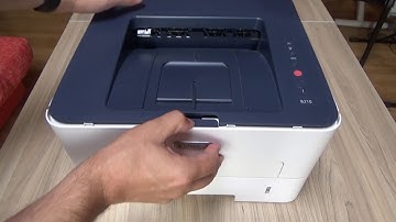How to remove toner cartridge and DRUM Xerox B210