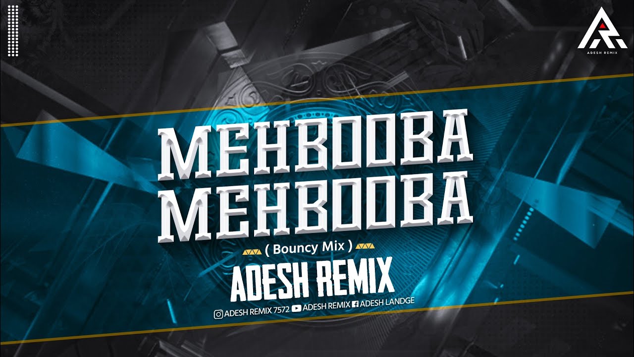 Mehbooba Mehbooba  Bouncy Mix  Sholay  Helen Amitabh  Adesh Remix 