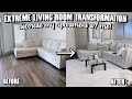 My 72 Hour EXTREME Living Room Transformation! | Azlia Williams