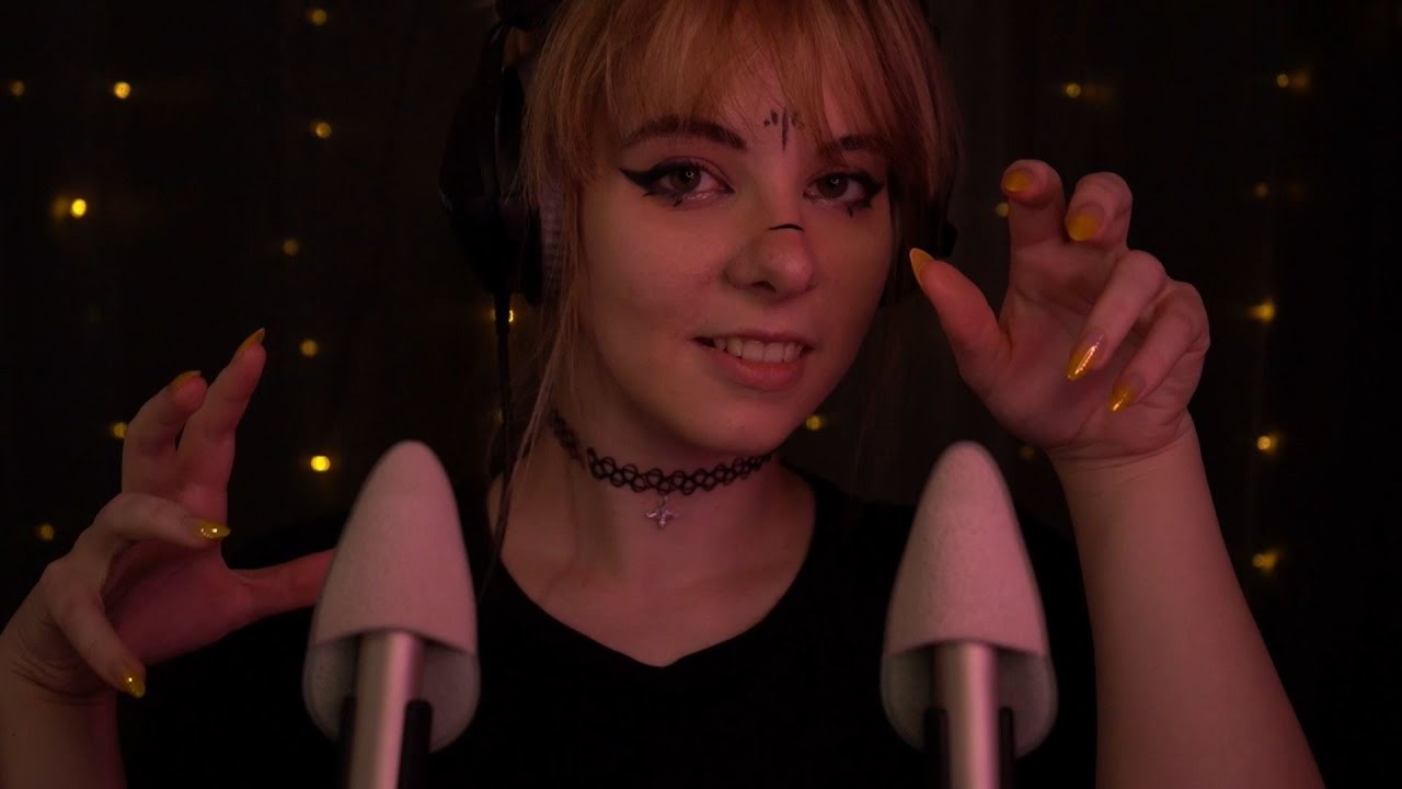 ASMR | deep mic scratching & bassy ear blowing - no talking