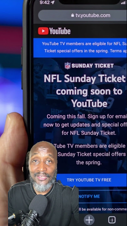 sunday ticket on phone