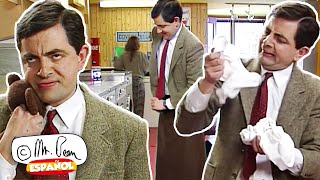 En la lavandería | Viva Mr Bean