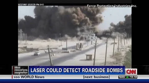 Laser could detect roadside bombs