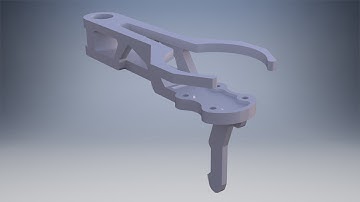 Quadcopter Arm at 500% speed - Autodesk Inventor || Modeling #1