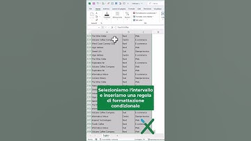 EXCEL TRUCCHI: 🖌️ Colorare righe alternate #shorts  #excel #exceltips #excelclub