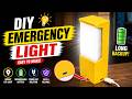 How To Make Emergency Light At Home DIY Rechargeable Emergency Lamp 