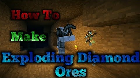 How To Make Exploding Ore Trap In Minecraft