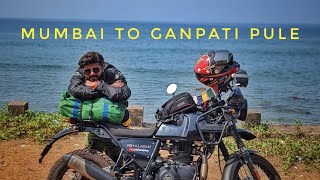 Mumbai to Ganpatipule Via Coastal road Bike ride on Himalayan | Jaigad jetty