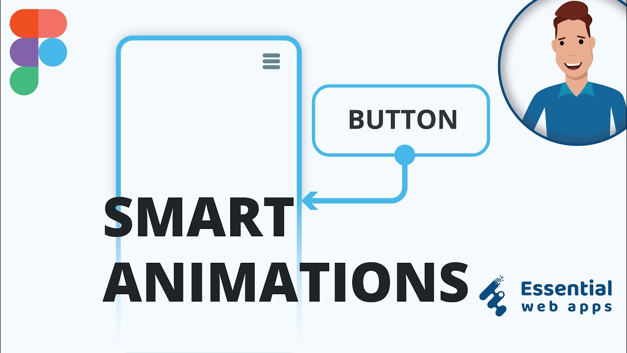 Smart Animate Figma Tutorial 2021 - Smart Animation In Figma | Button  Animation in Figma - YouTube