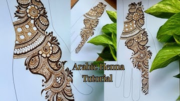 Arabic Henna Tutorial | Easy Step-by-Step Mehndi Design for Beginners @HennaCreations-gk8yy 