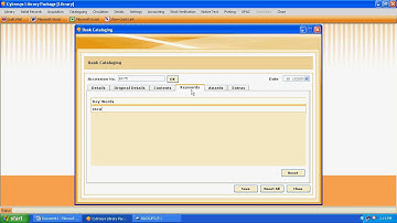 Library Package-library automation software -Book Cataloging