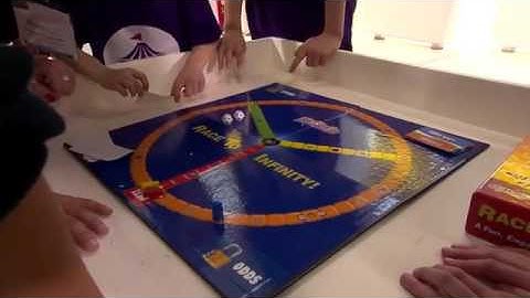 Toy Fair 2016 BeGenio - Race To Infinity Game Demo Zone by the Good Toy Guide