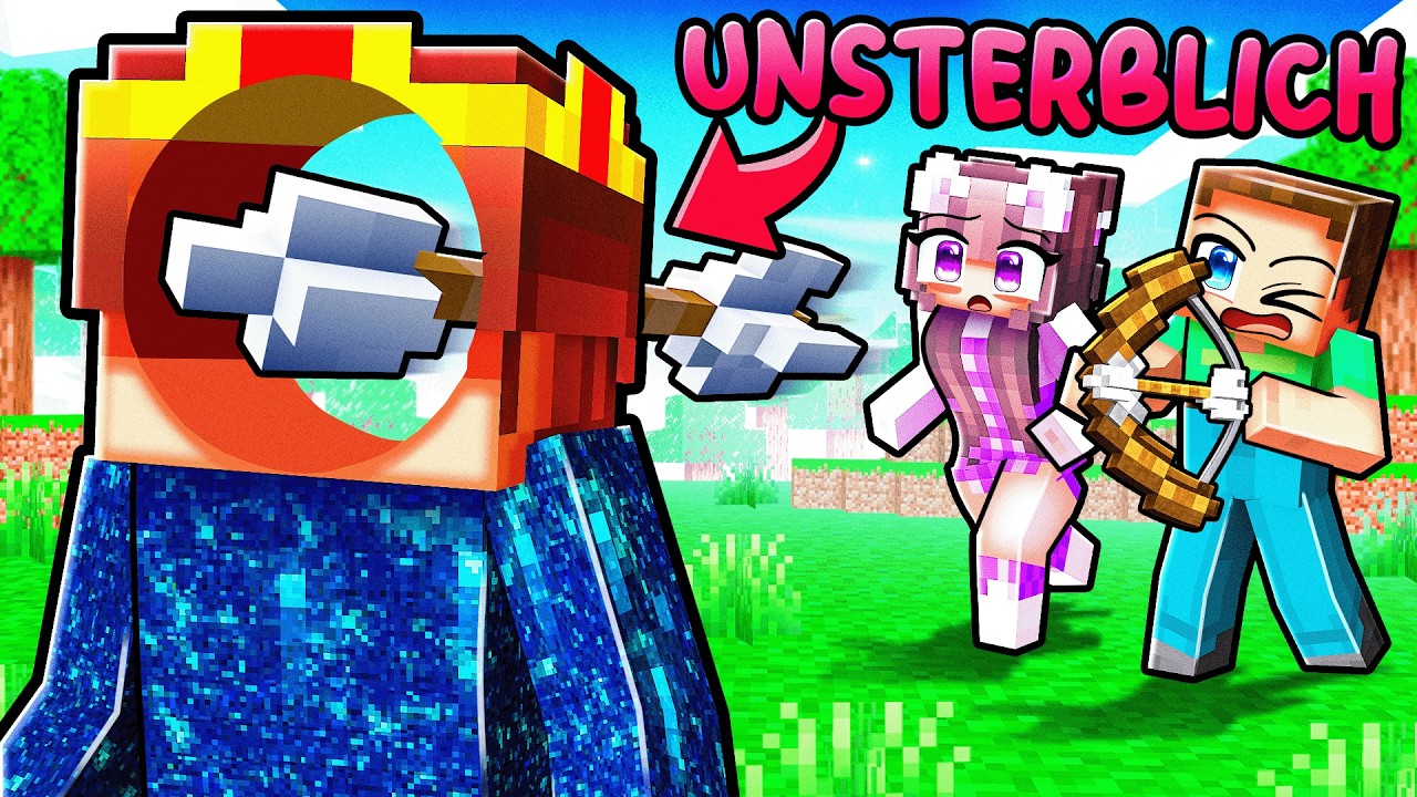 Ich werde UNSTERBLICH in Minecraft und wenn meine Freunde mich kriegen mache ich ein Face REVEAL!