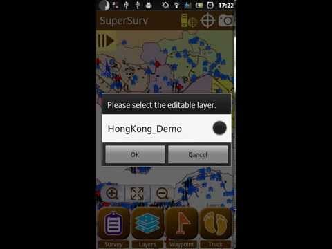 Edit and Synchronize SuperGIS Server Services with SuperSurv (Android)